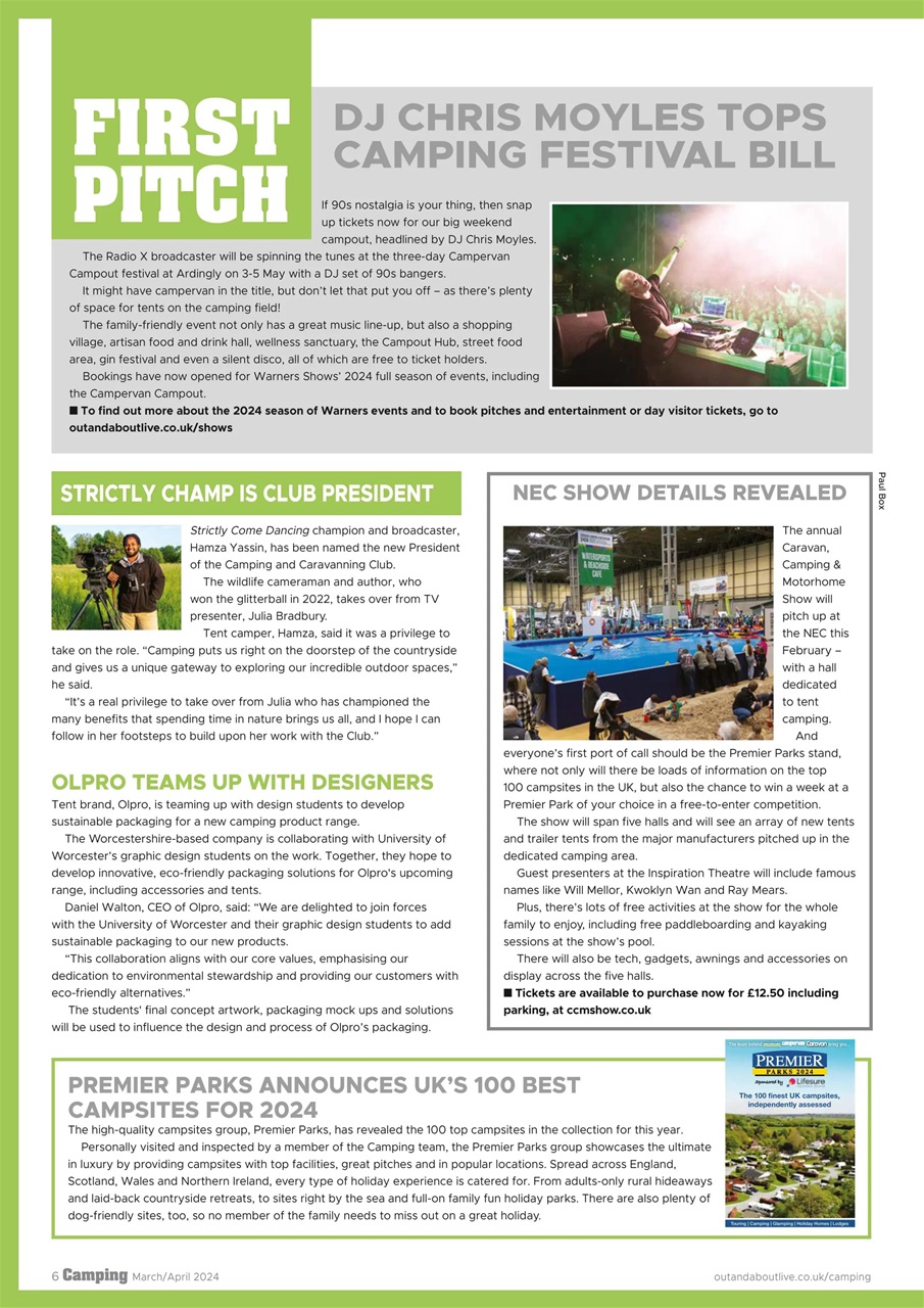 Camping Preview Pages