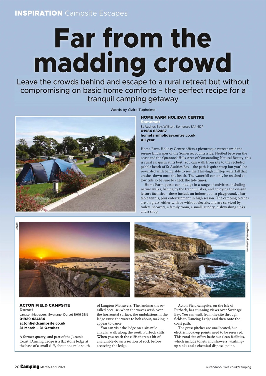 Camping Preview Pages