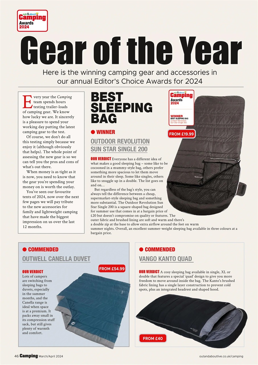 Camping Preview Pages