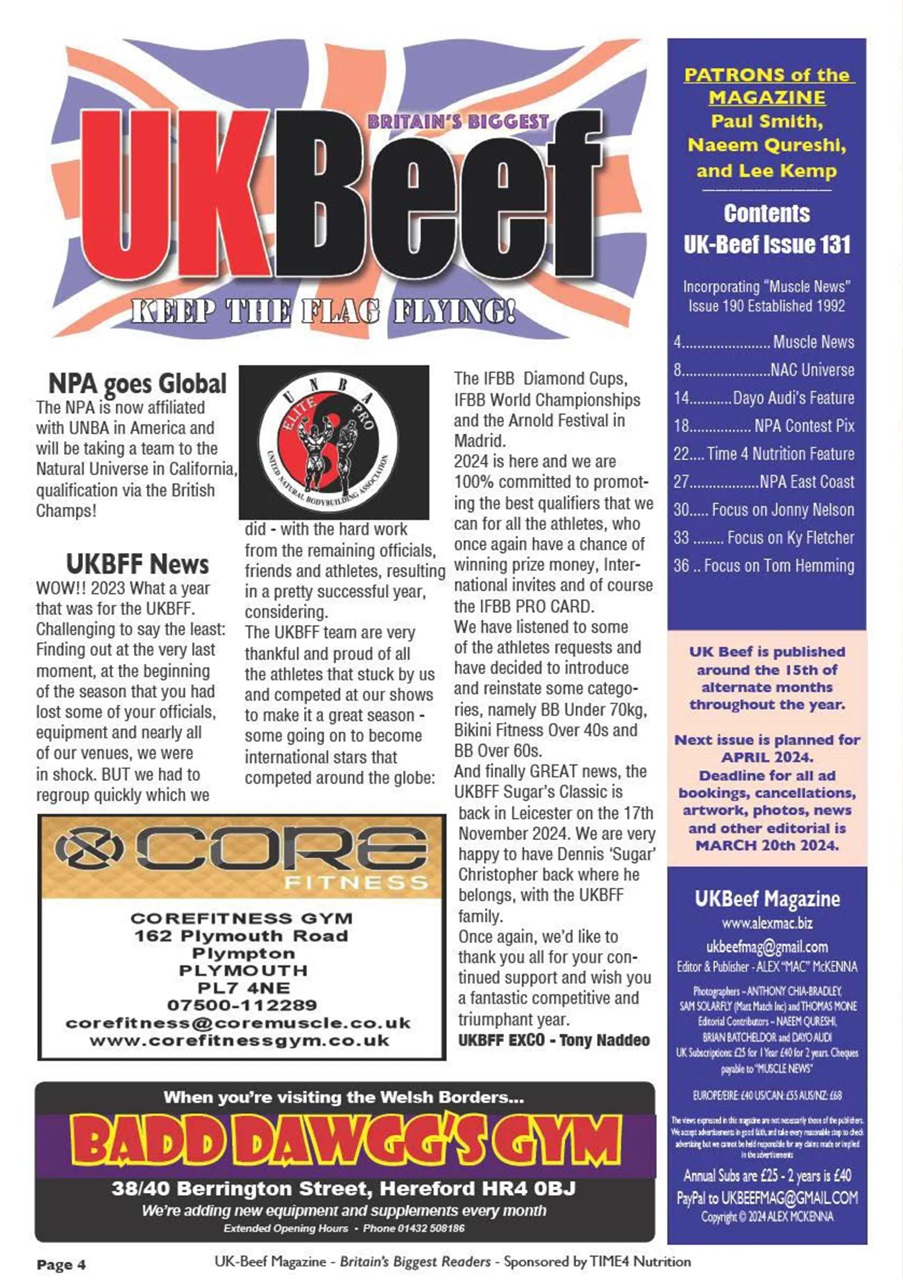 UK Beef Magazine Preview Pages