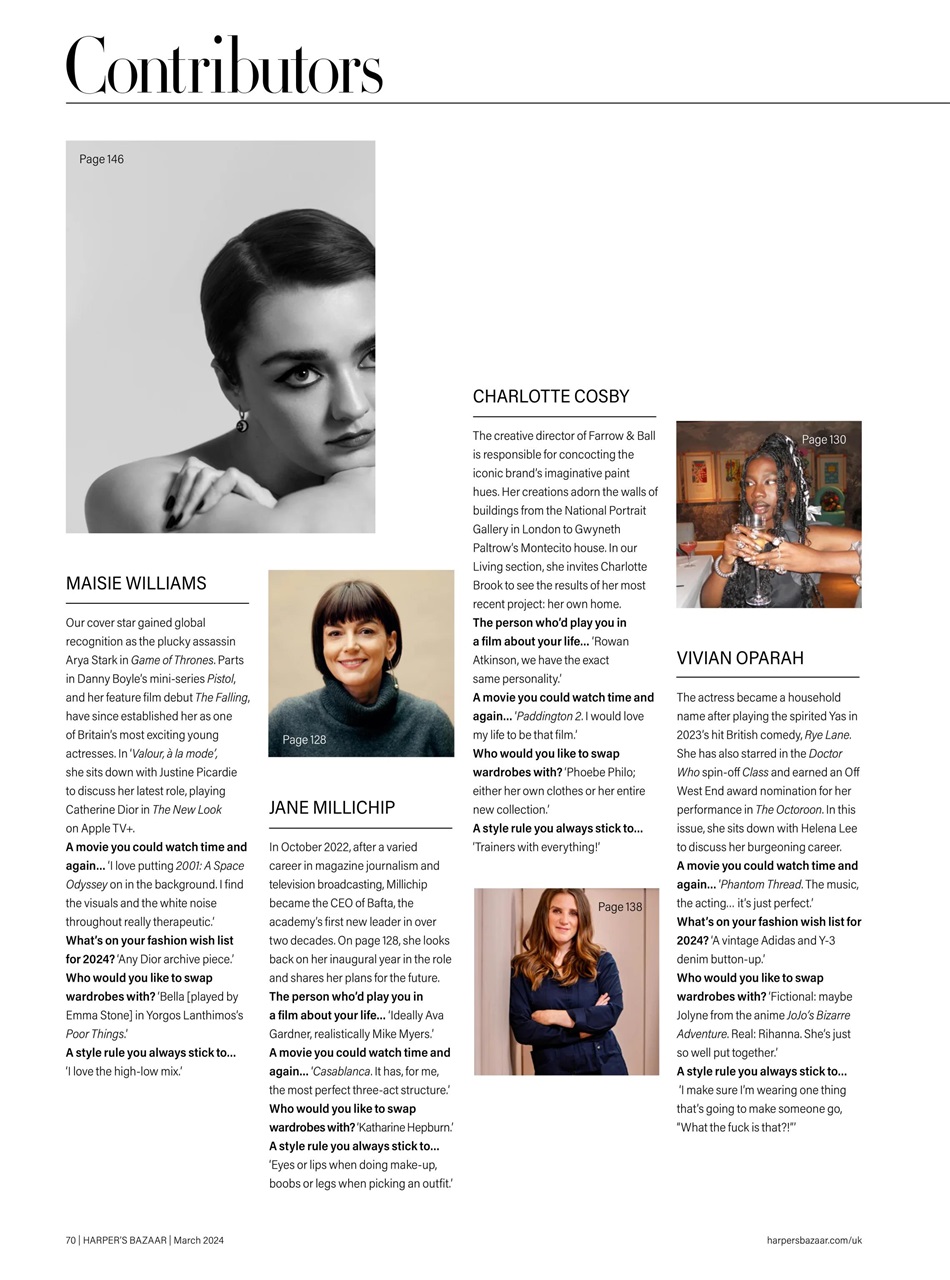 Harper's Bazaar Preview Pages