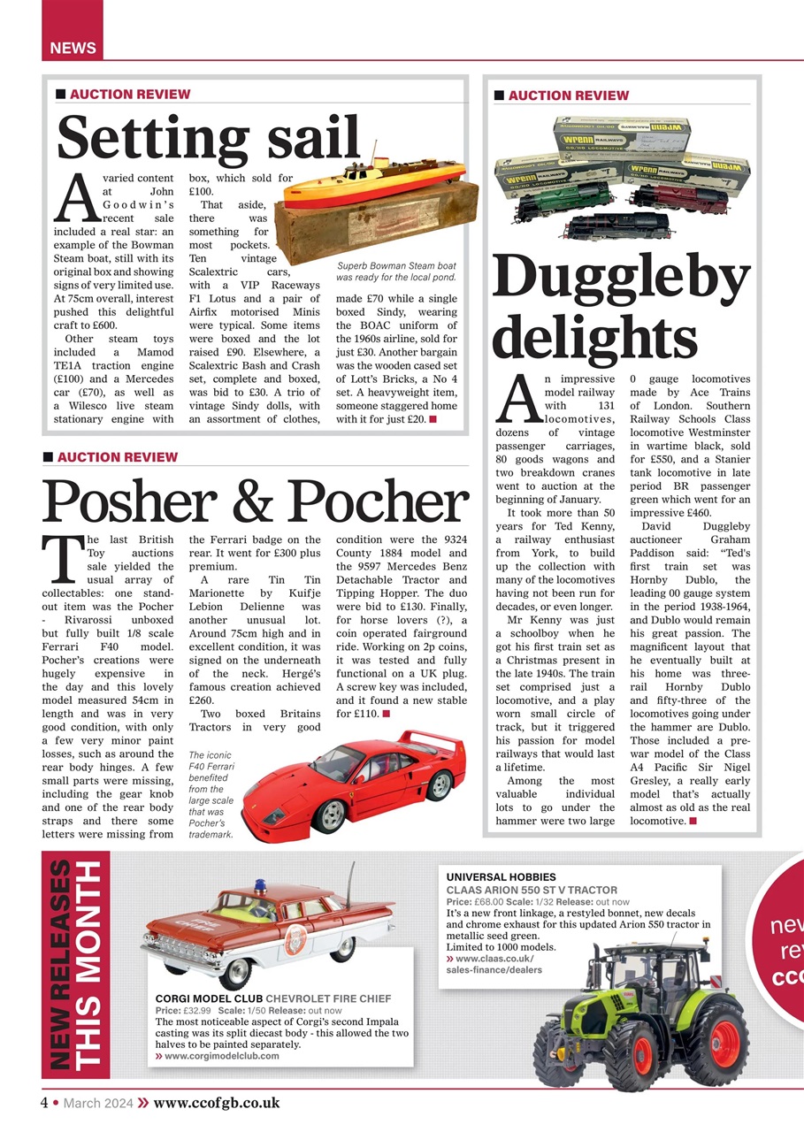 Collectors Gazette Preview Pages