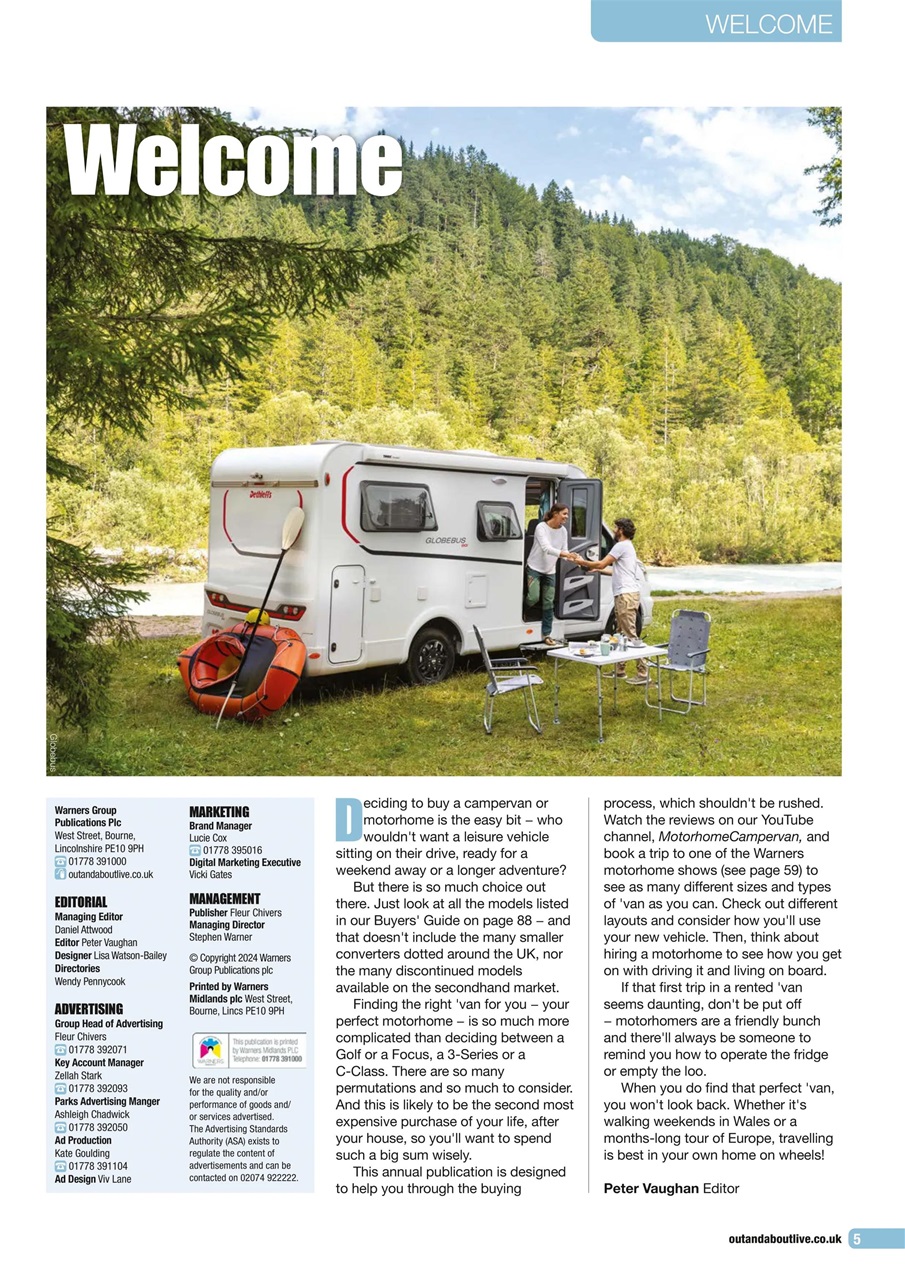 Buying Your Perfect Motorhome Preview Pages