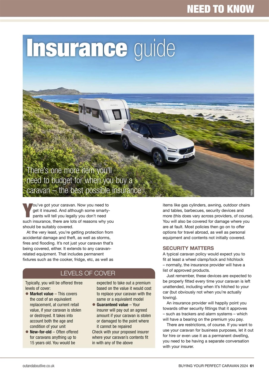 Buying Your Perfect Caravan Preview Pages