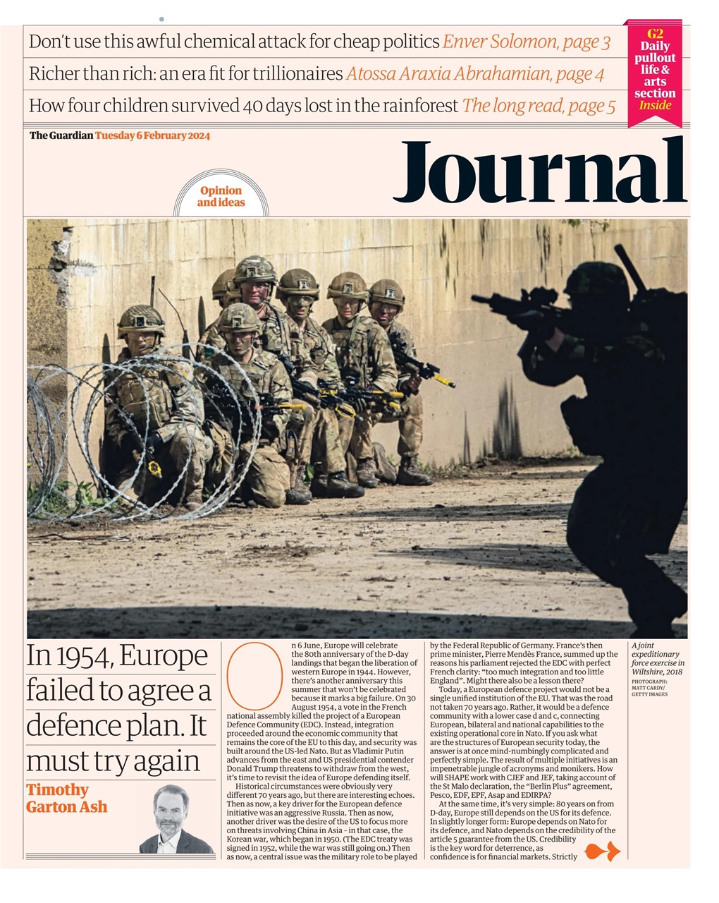 The Guardian Newspaper Preview Pages