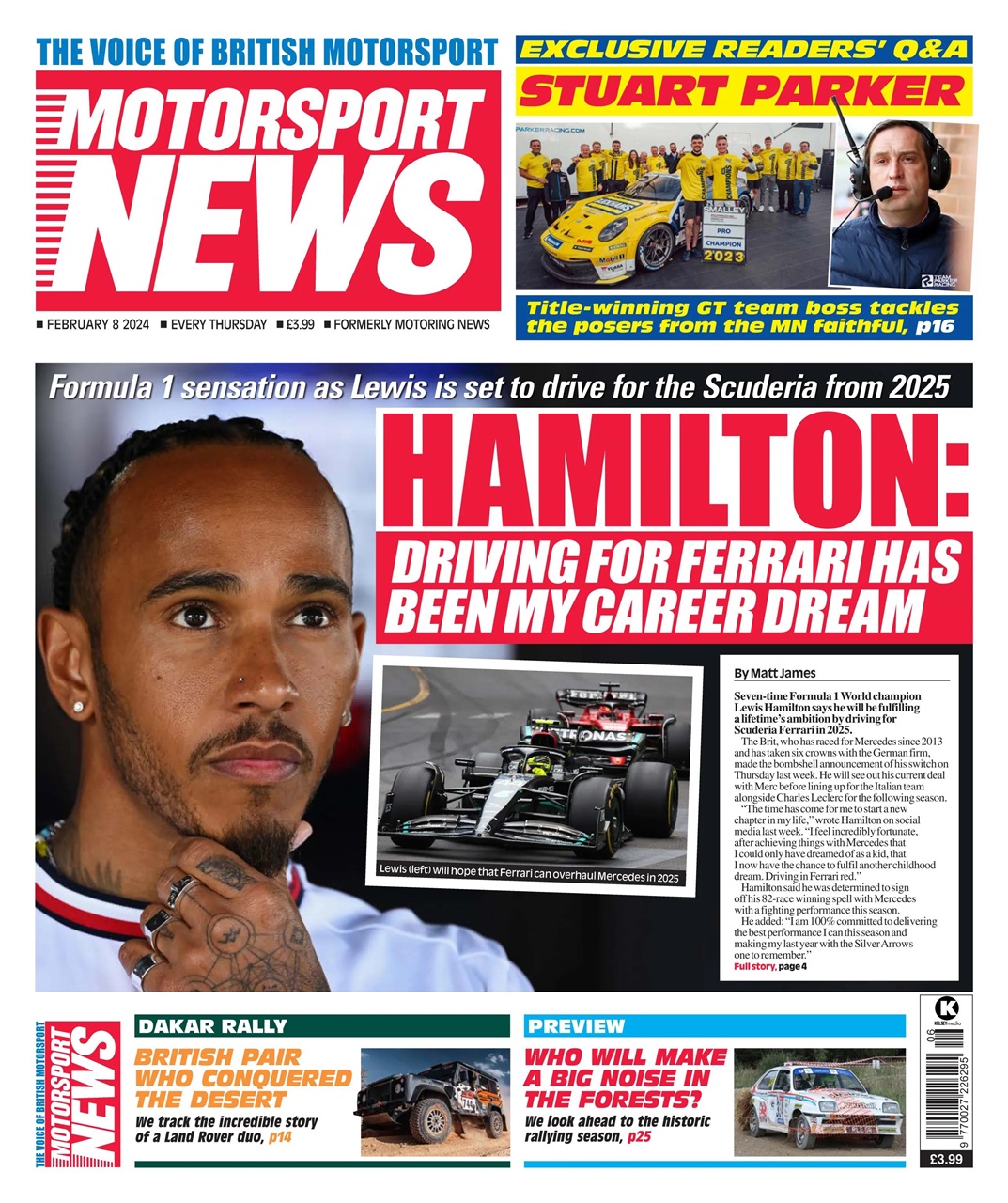 Motorsport News Preview Pages