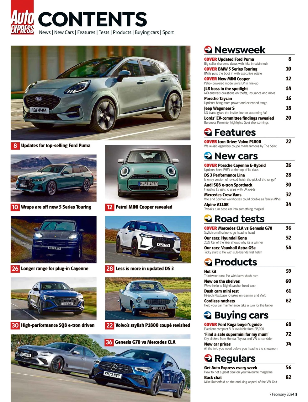 Auto Express Preview Pages