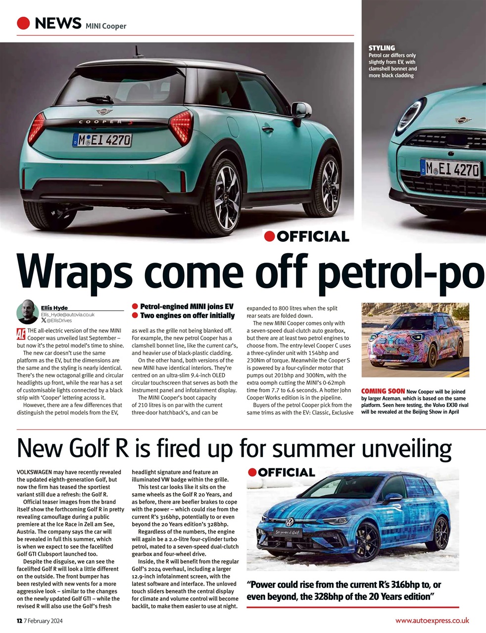 Auto Express Preview Pages