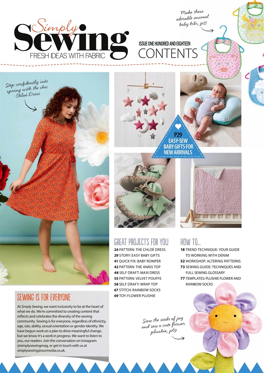 Simply Sewing Preview Pages