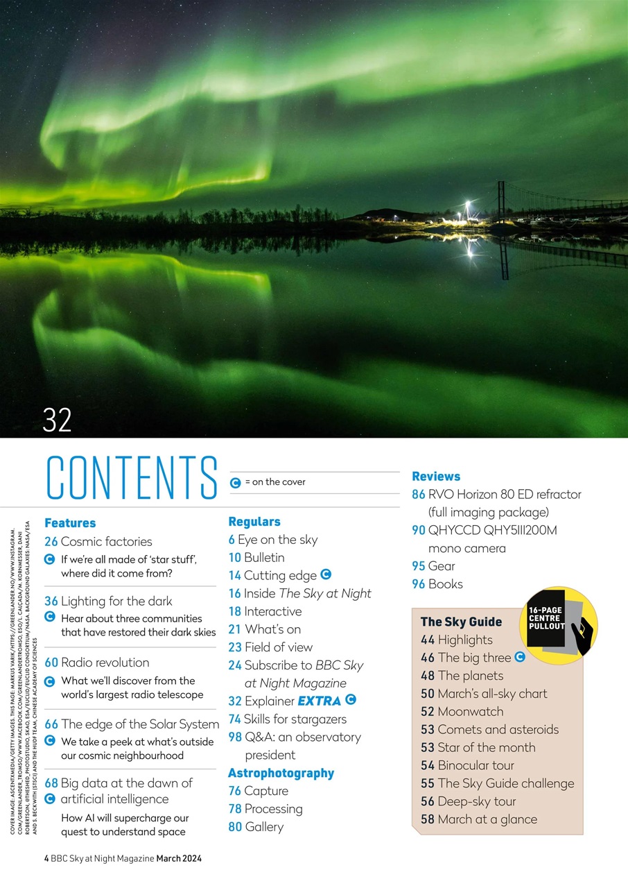 BBC Sky at Night Magazine Preview Pages