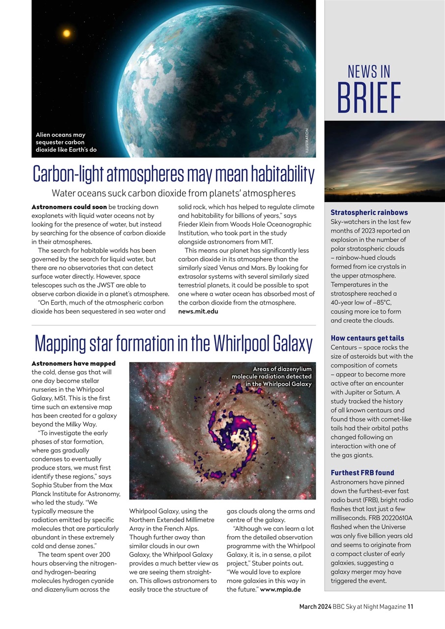 BBC Sky at Night Magazine Preview Pages
