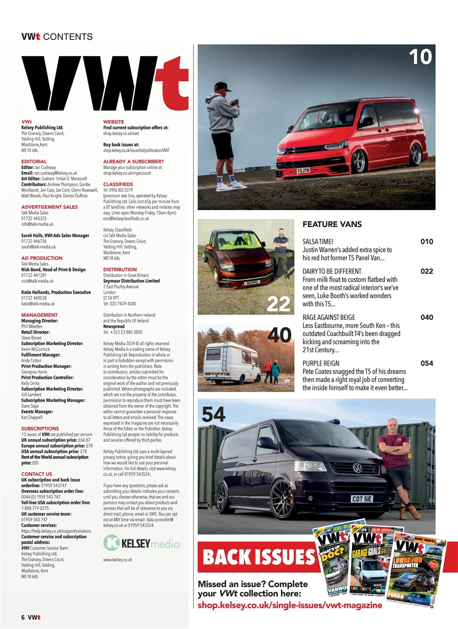 VWt Magazine Preview Pages
