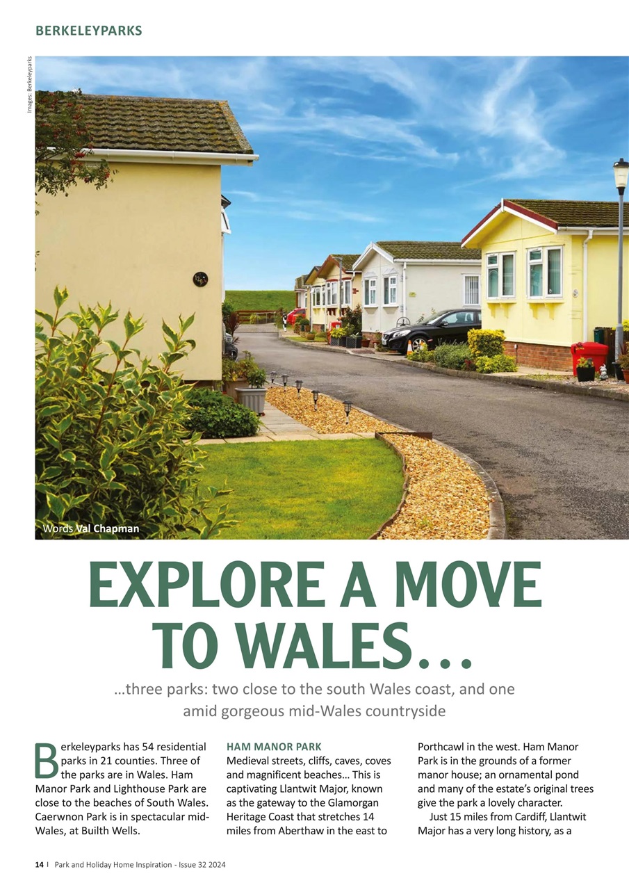 Park and Holiday Home Inspiration magazine Preview Pages