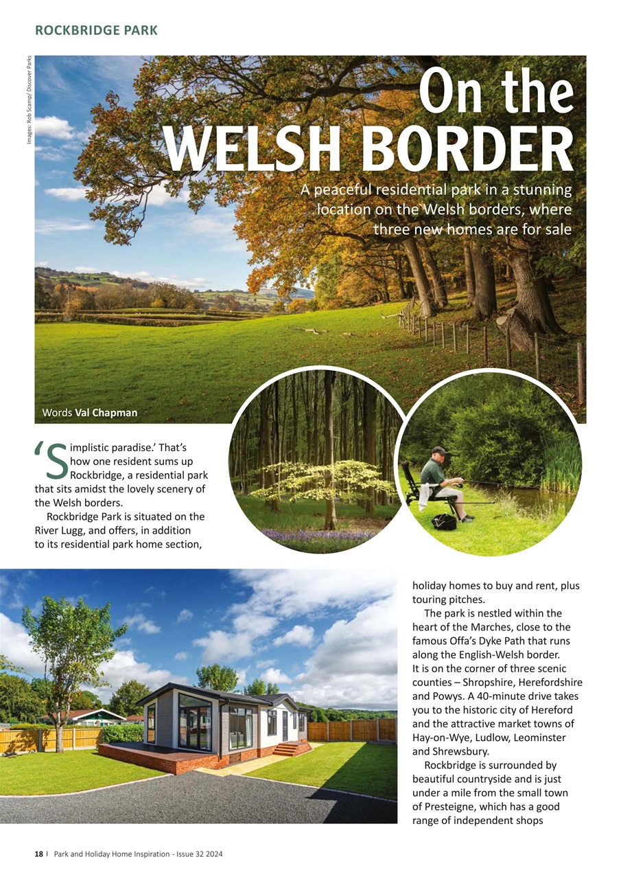 Park and Holiday Home Inspiration magazine Preview Pages