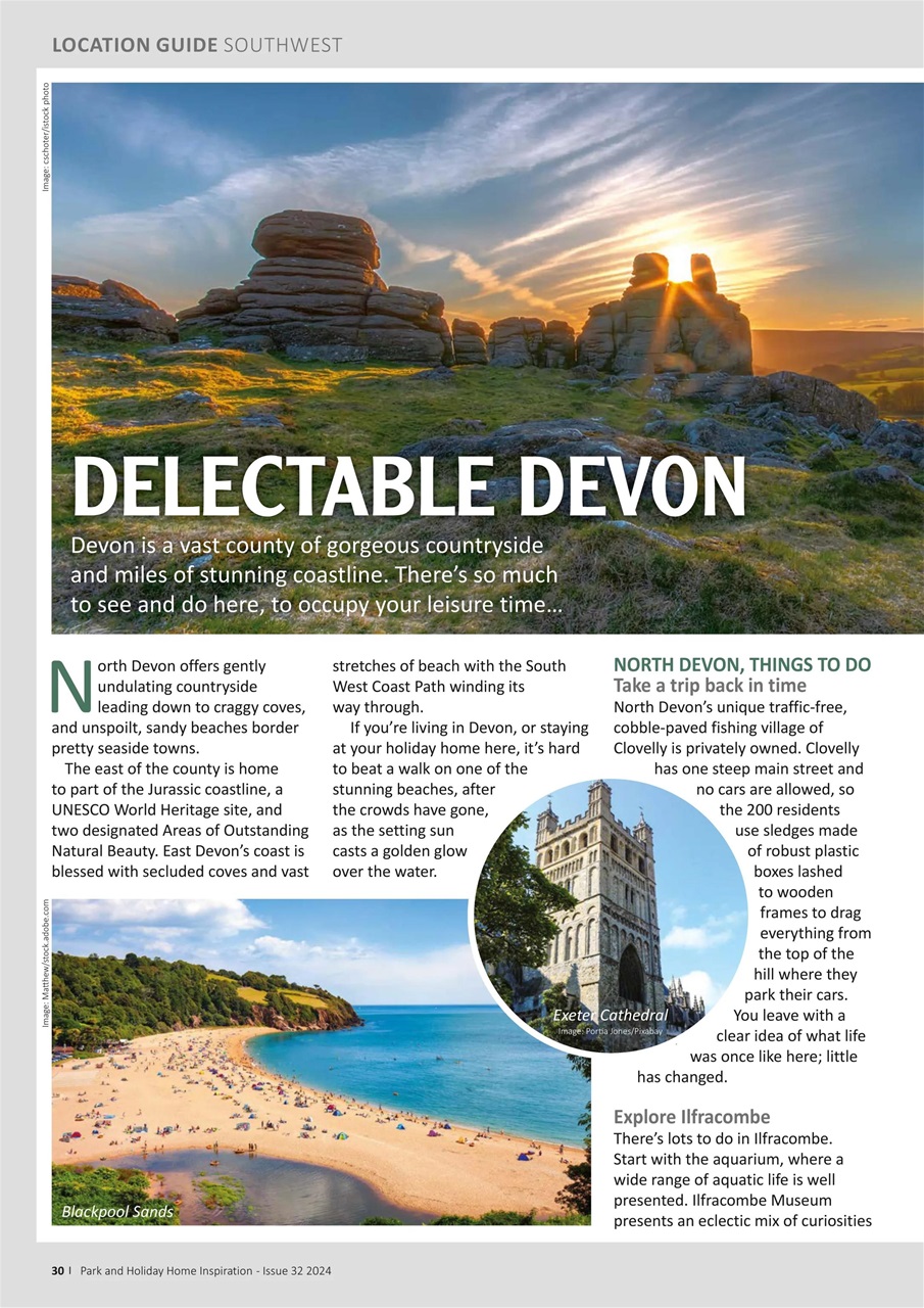 Park and Holiday Home Inspiration magazine Preview Pages