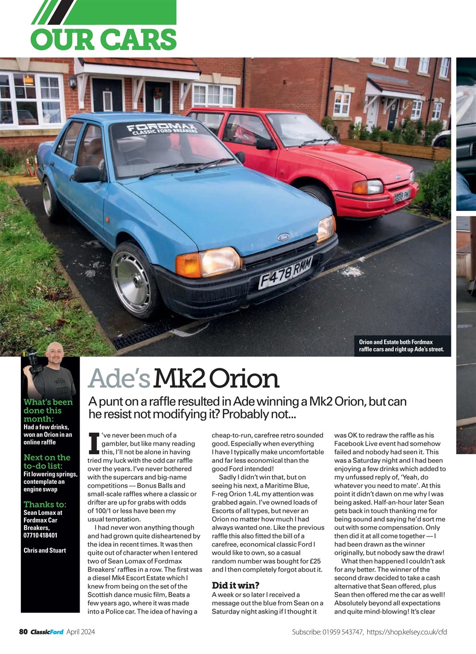 Classic Ford Preview Pages