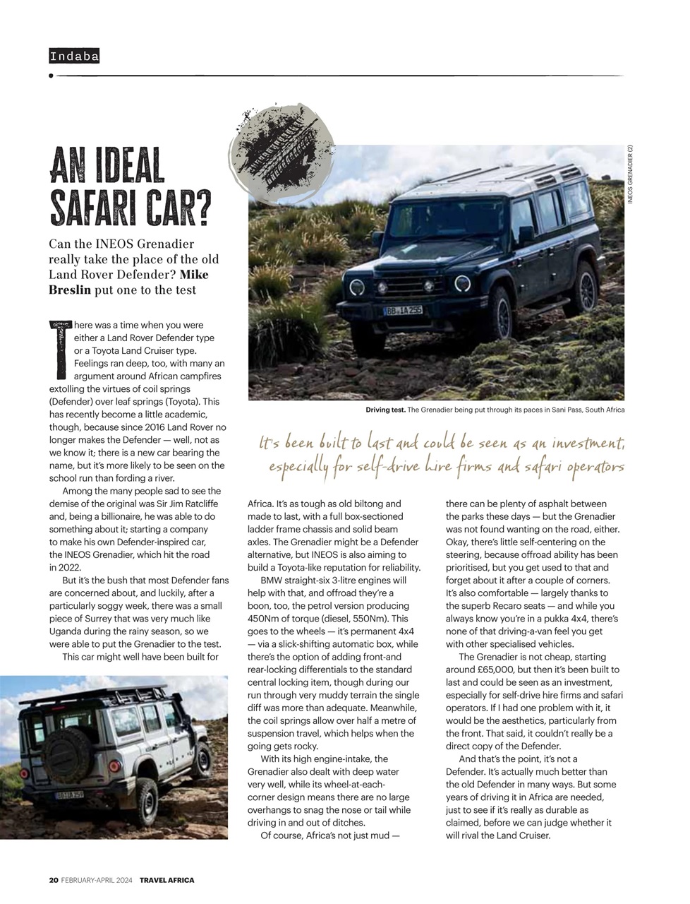 Travel Africa Preview Pages