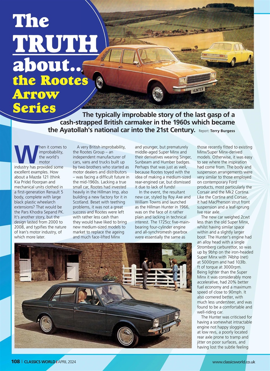 Classics World Preview Pages