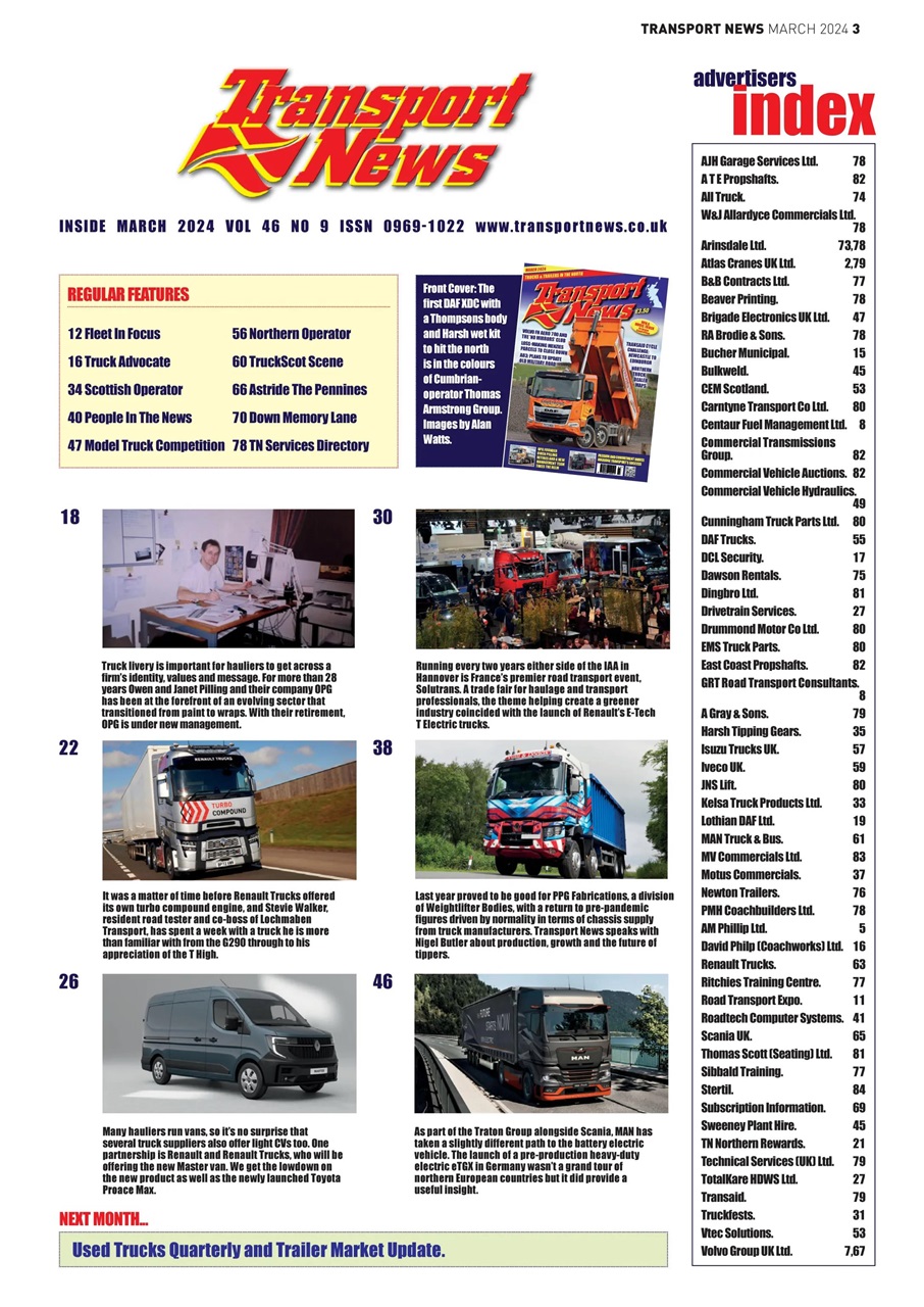Transport News Preview Pages