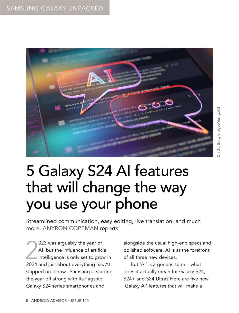 Android Advisor Preview Pages