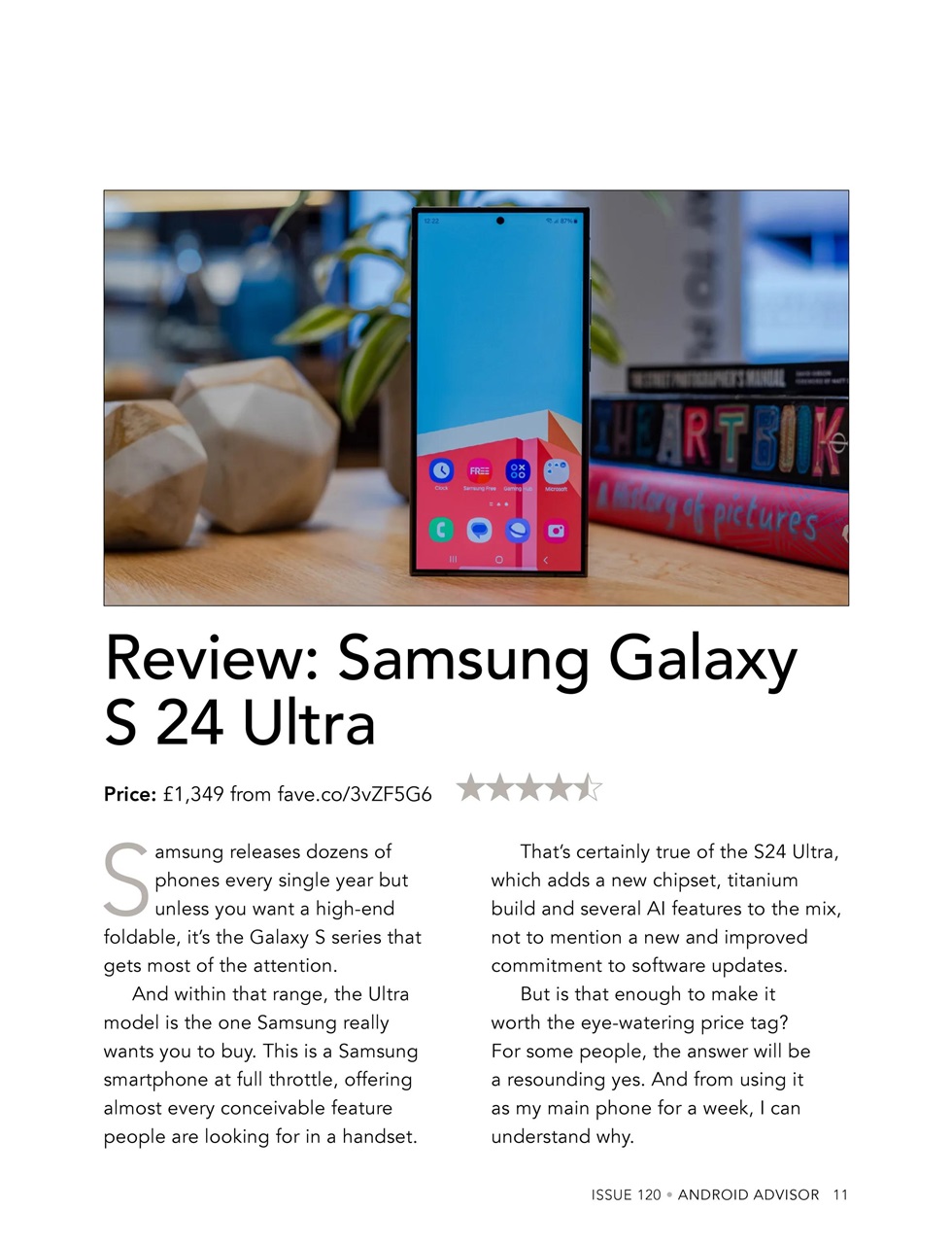 Android Advisor Preview Pages