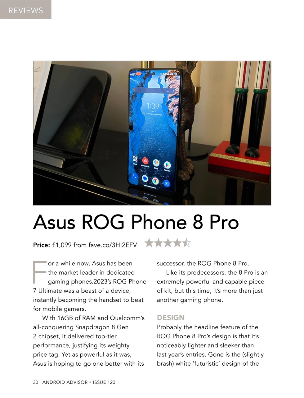 Android Advisor Preview Pages