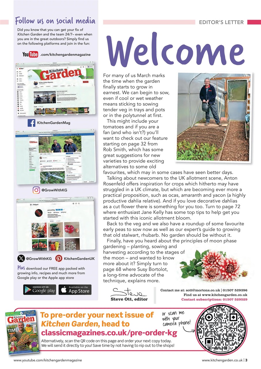 Kitchen Garden Magazine Preview Pages