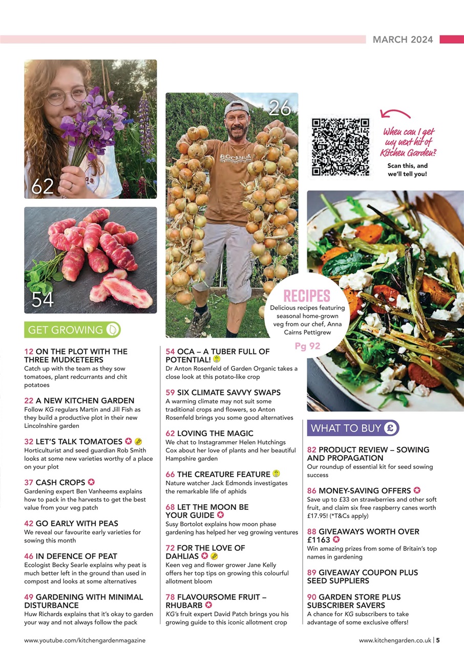Kitchen Garden Magazine Preview Pages