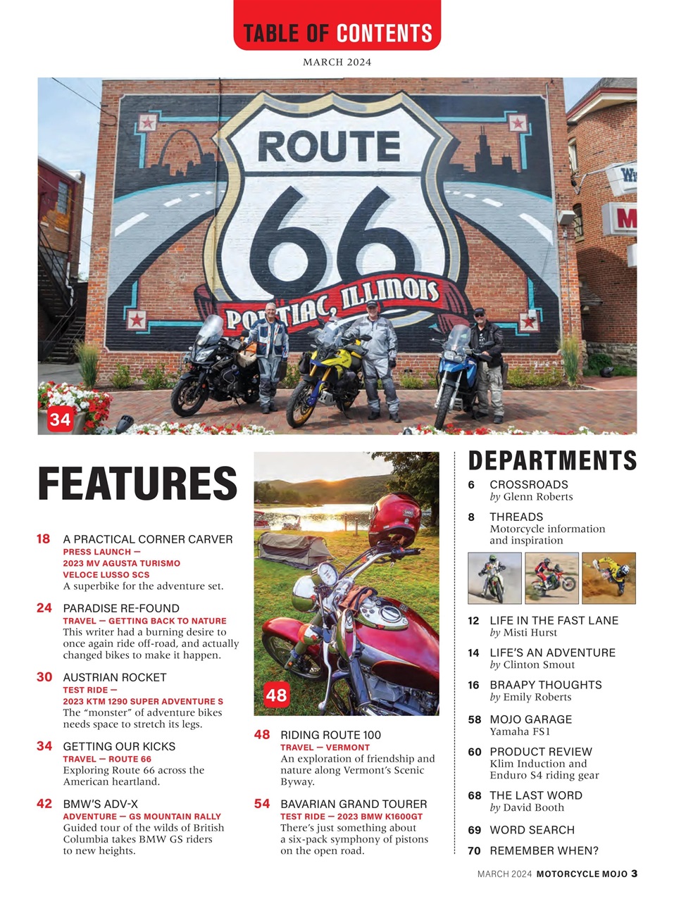 Motorcycle Mojo Preview Pages