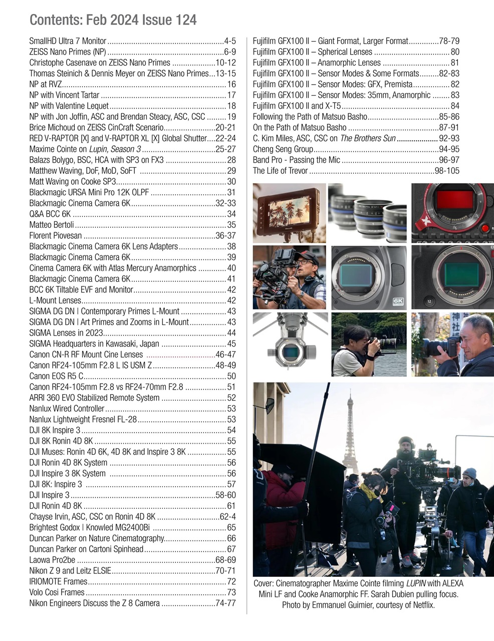 Film and Digital Times Preview Pages