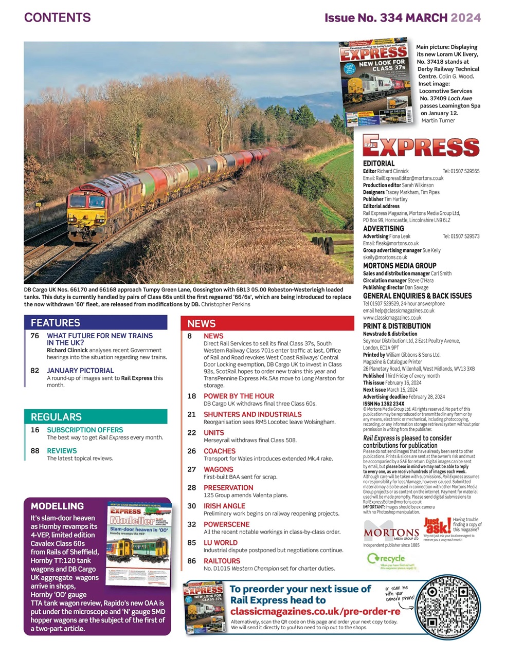 Rail Express Preview Pages