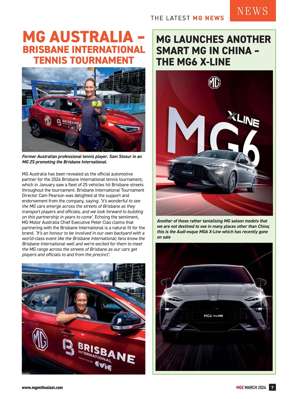 MG Enthusiast Preview Pages