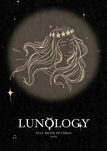 Witchology Magazine issue Lunology: Full Moon in Virgo