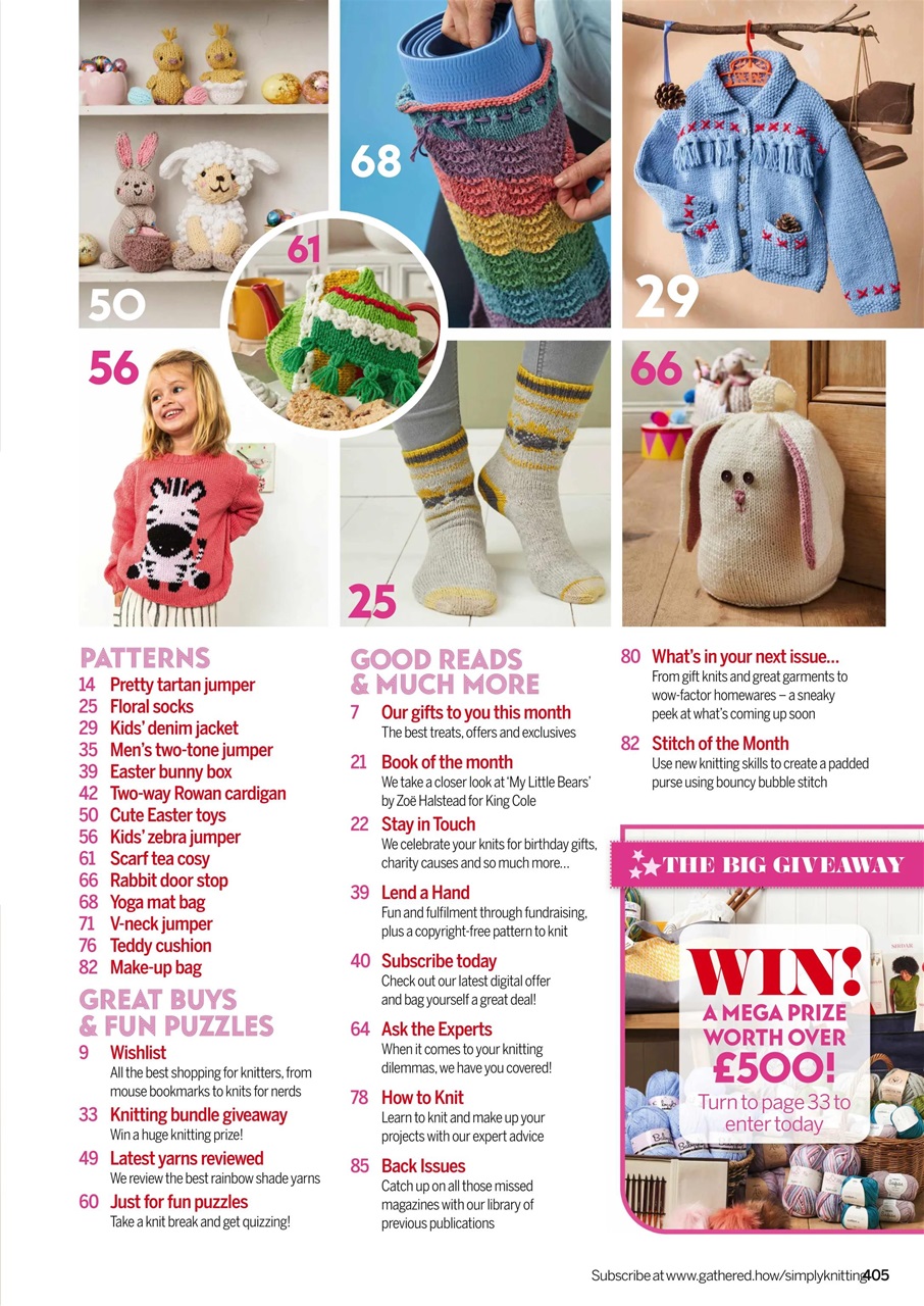 Simply Knitting Preview Pages