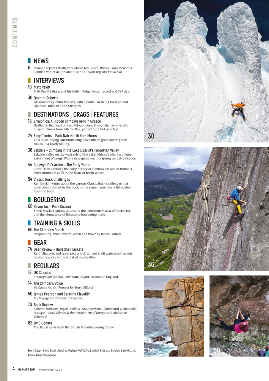 Climber Preview Pages