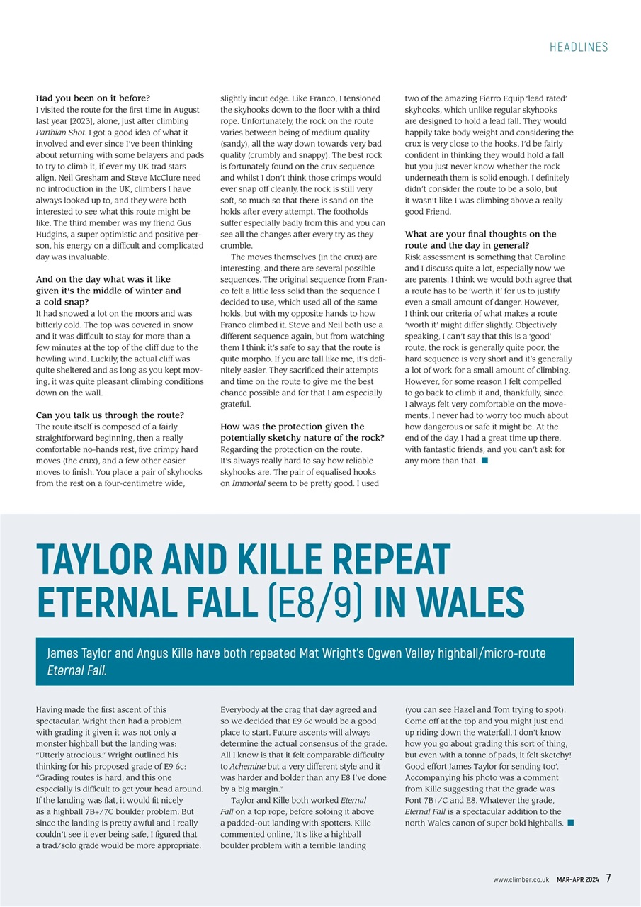 Climber Preview Pages