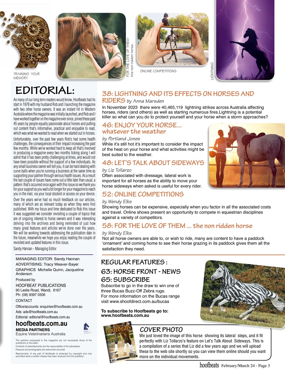 Hoofbeats Preview Pages