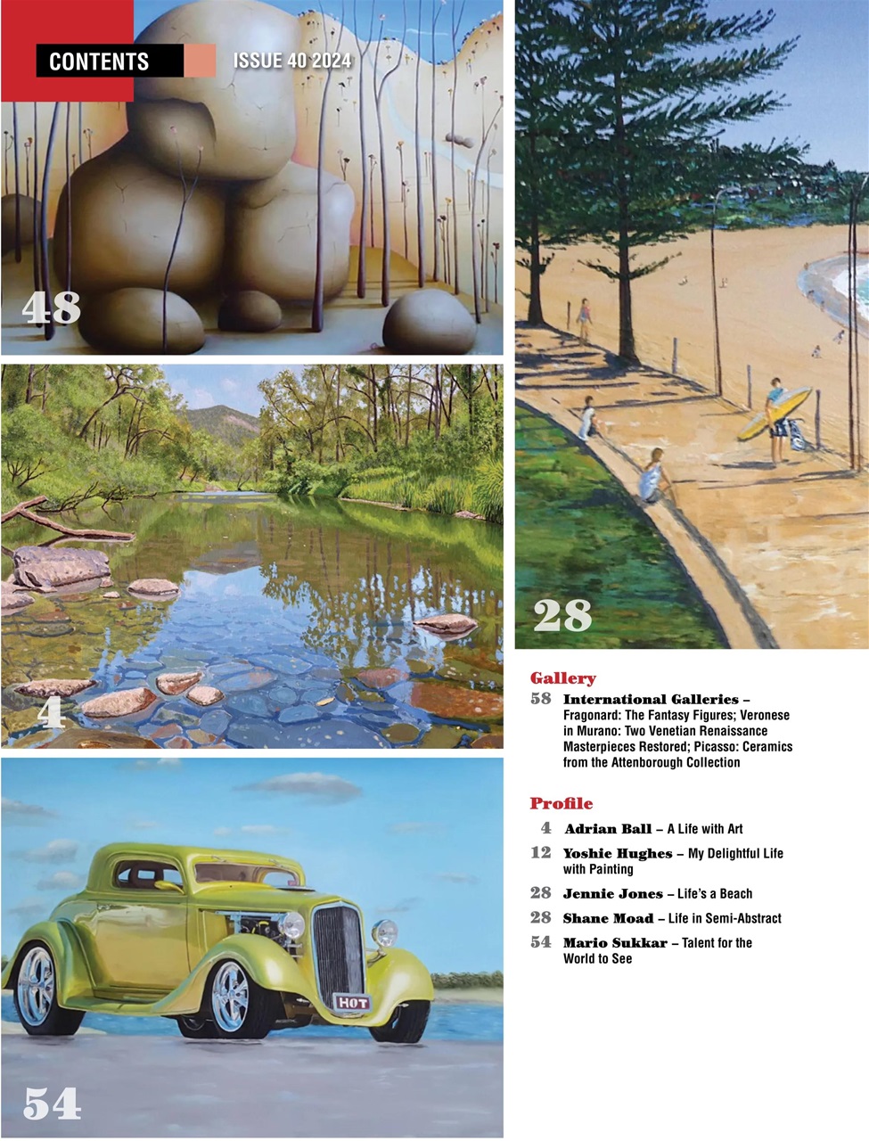 Creative Artist Preview Pages