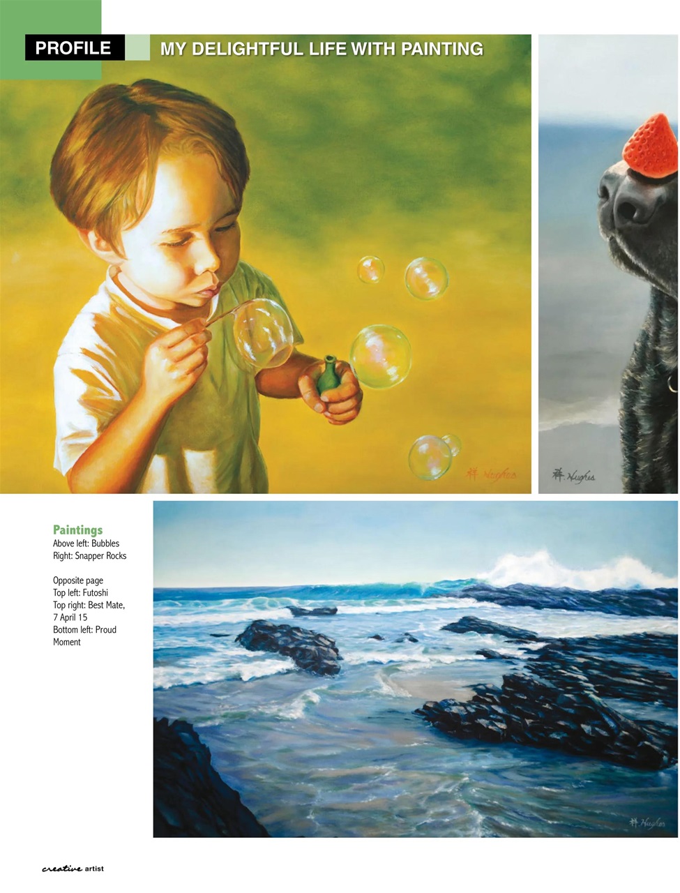 Creative Artist Preview Pages