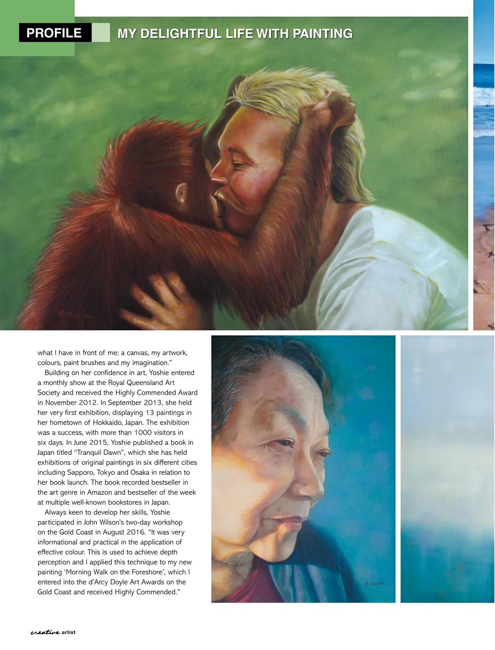 Creative Artist Preview Pages