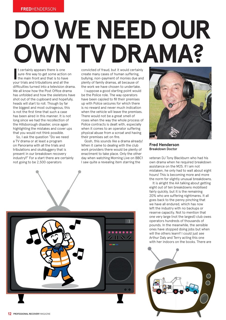 Professional Recovery Magazine Preview Pages