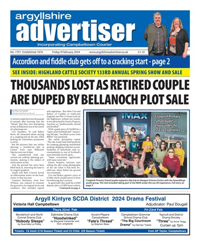 Argyllshire Advertiser issue 09/02/2024