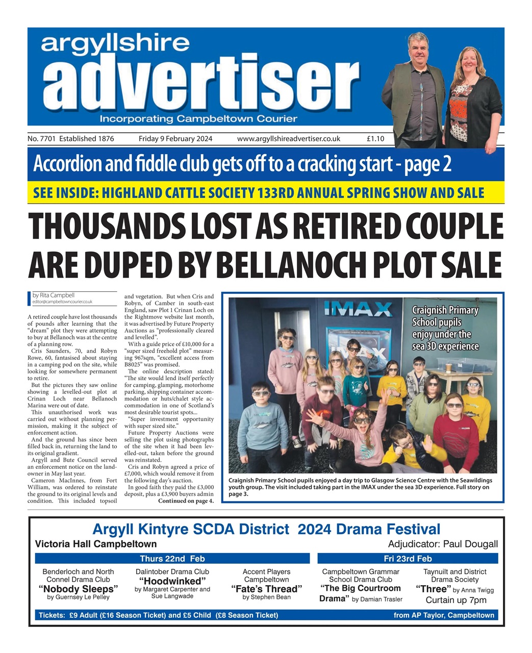 Argyllshire Advertiser Preview Pages