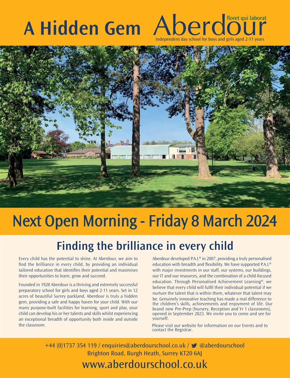 Independent School Parent Preview Pages