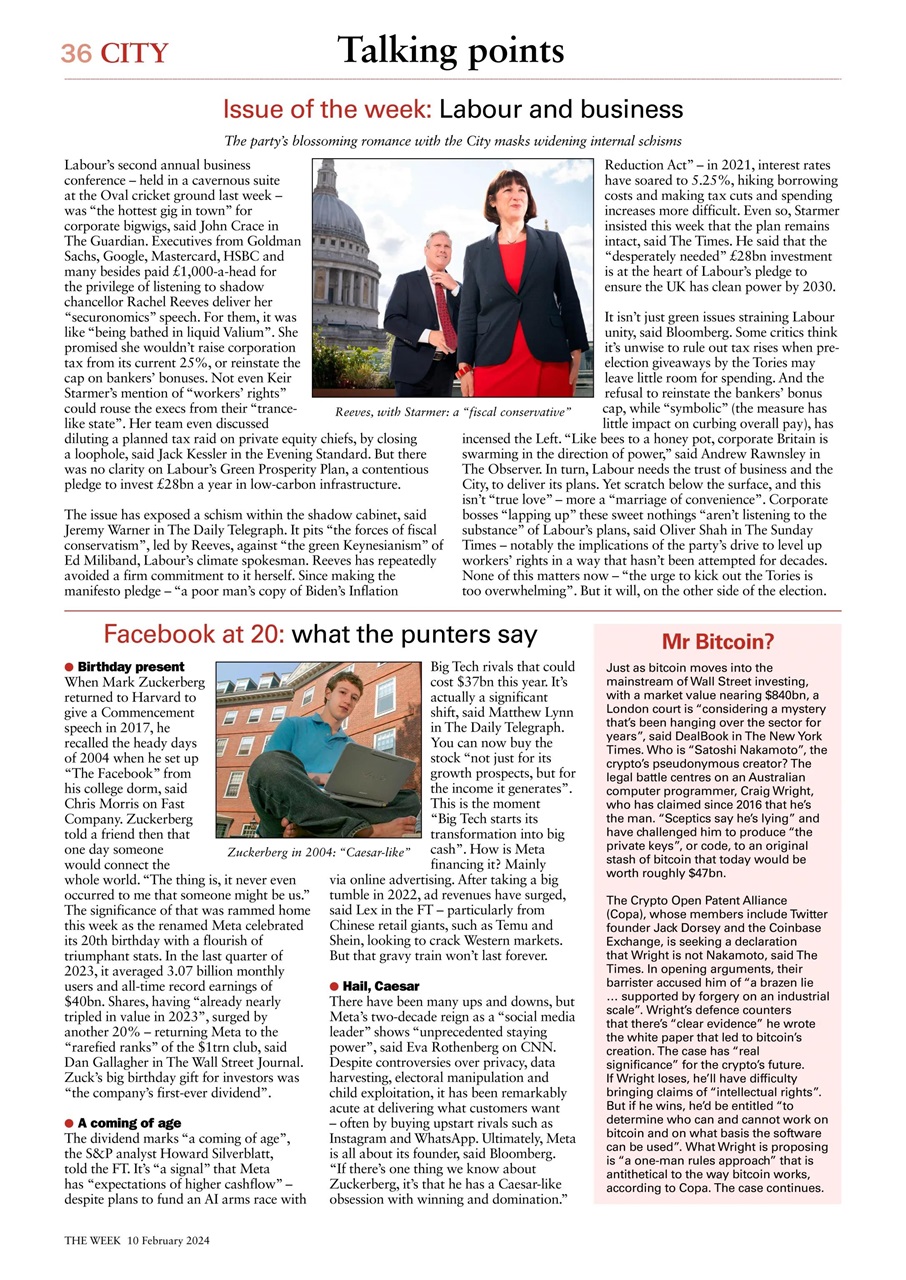 The Week Preview Pages