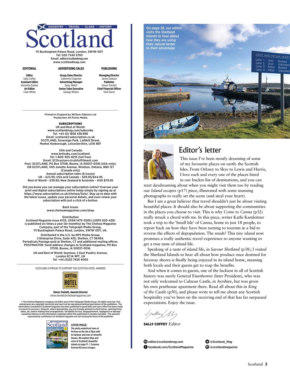 Scotland Magazine Preview Pages