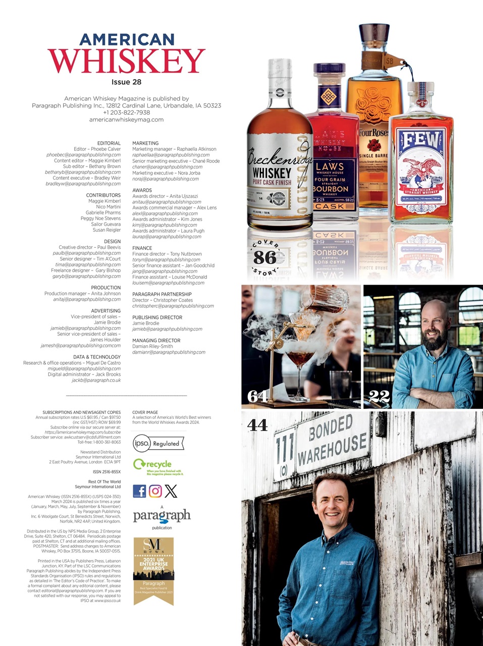 American Whiskey Magazine Preview Pages
