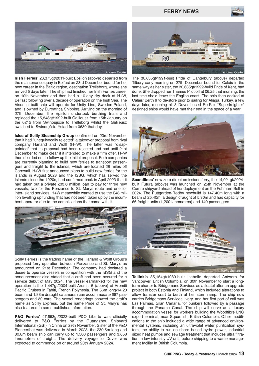 Shipping Today & Yesterday Preview Pages