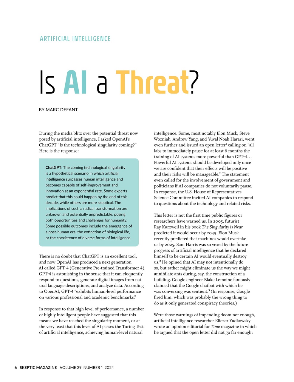 Skeptic Preview Pages