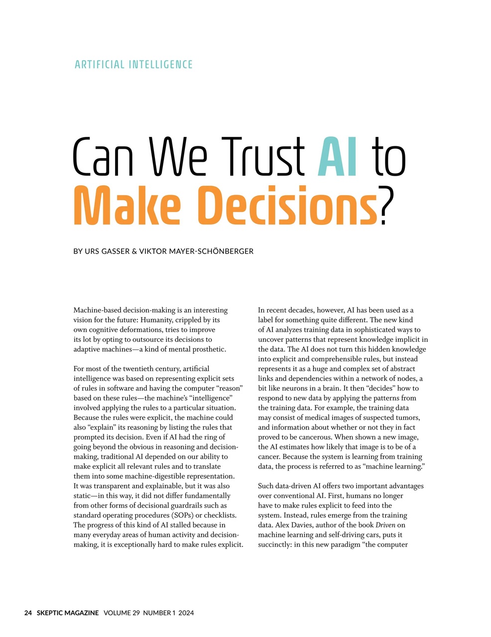 Skeptic Preview Pages